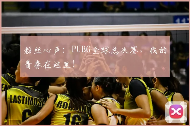 粉丝心声:PUBG全球总决赛,我的青春在这里!